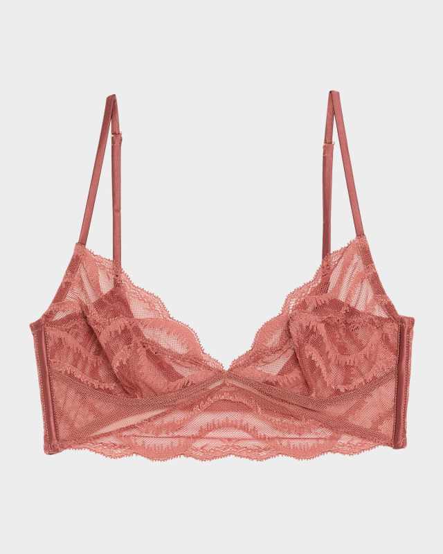 Leche Moi Lace-Trim Longline Bra